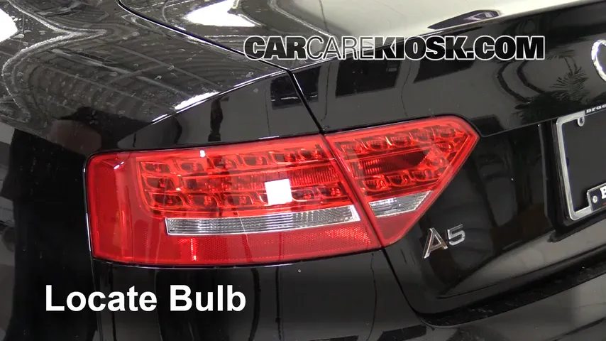 2010 Audi A5 Quattro 2.0L 4 Cyl. Turbo Lights Reverse Light (replace bulb)